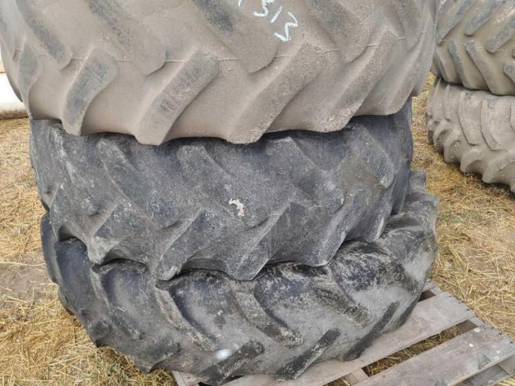 (3) Tractor Tires 16.9 R28 Lot 313, ANNUAL FARM EQPT. AUCTION, 10/29/2022, Bond & Bond