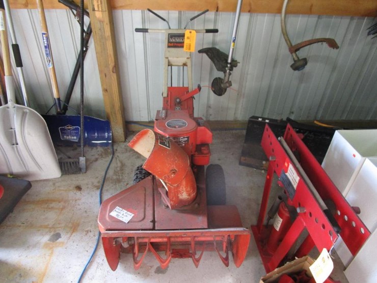 5853 • Montgomery Ward Self Propelled Snow Blower Lot 5853, Hodag Pawn Inventory Reduction