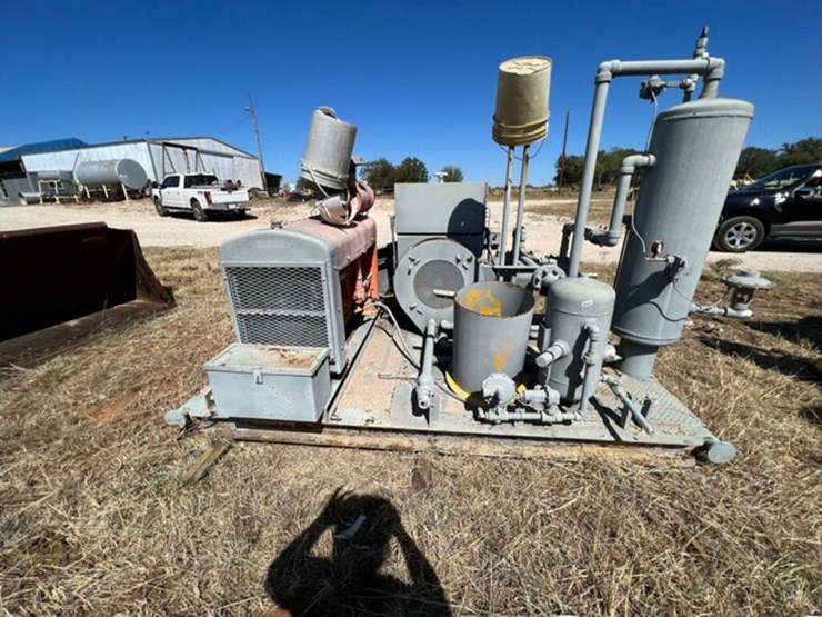 (6661) KNOX WESTERN TP60 RECIPROCATING GAS COMPRESSOR P/B VRG 283