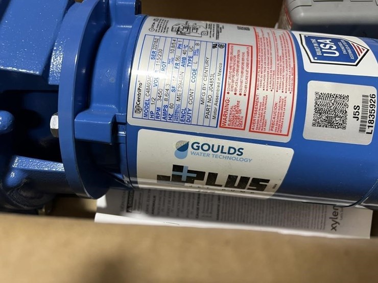 Goulds Model J105 Jet Pump with Pressure Switch Lot 616, Foster