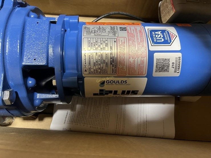 Goulds Model J105 Jet Pump with Pressure Switch Lot 617, Foster