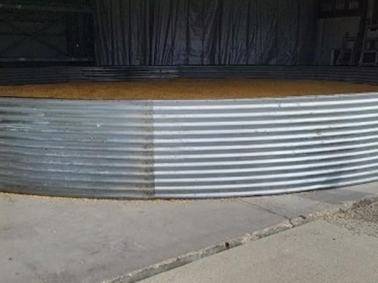 Grain bin ring for corn pool. Lot 95, The Pumpkin Ranch Retirement