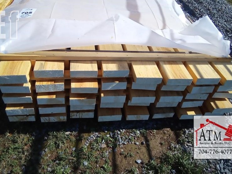 (40) 2X6X10' ROUGH CUT PINE LUMBER Lot 705, Equipment Auction, 11/26
