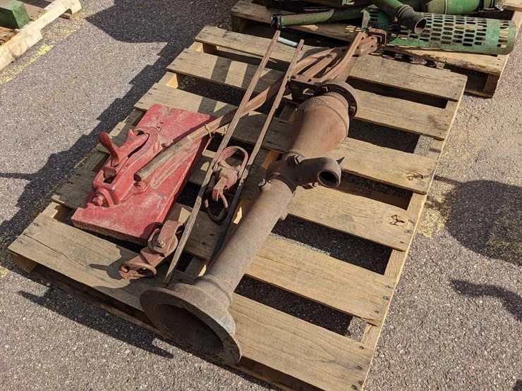 MacDonald Antique Water Pump, Well Drop Pipe Grabber, and Well Drop