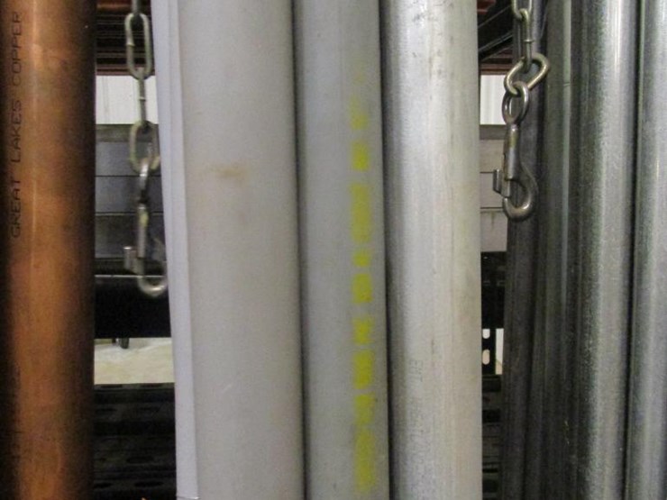 7969 • (1) Group of PVC and EMT Conduit Lot 7969, Excavator, Lifts