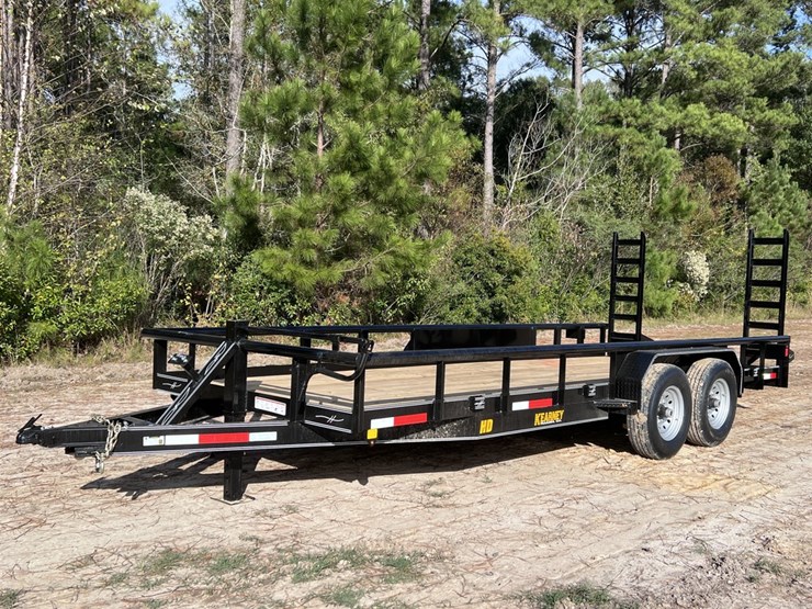 2023 Kearney 7'X20' Bumper Pull 14k Cap Tandem Axle HD Lowboy Pipe Top Utility Lot 5063, Farm