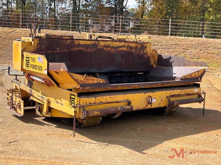 PUCKETT BROS. POWER BOX T450 PAVER Lot 7525, RING ONE WEST HEAVY EQUIPMENT AUCTION