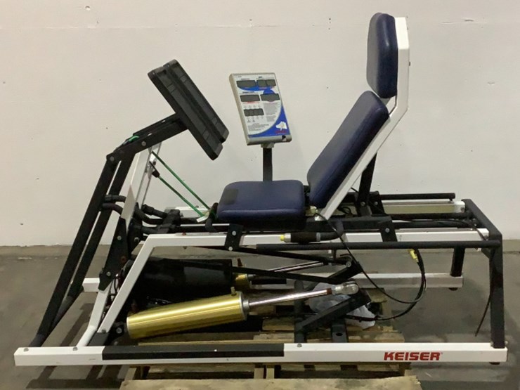 Keiser Pneumatic Leg Press Machine Lot 904, November Monthly Day 1