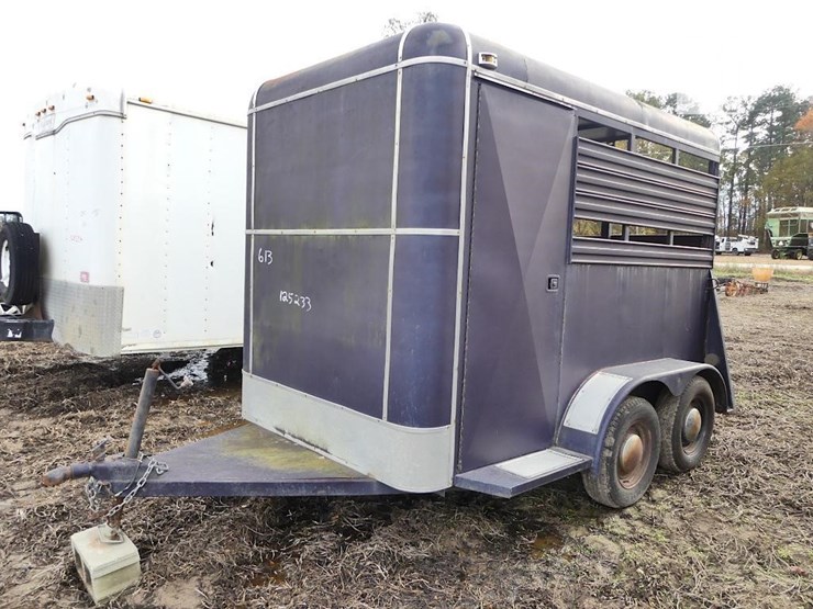 6' X 10' DBL AXLE HORSE TRAILER Lot 613, 59th Annual Lydia