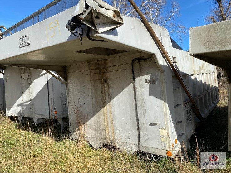 Alfab aluminum dump body Lot 159, Tractors, Trailers, Logging