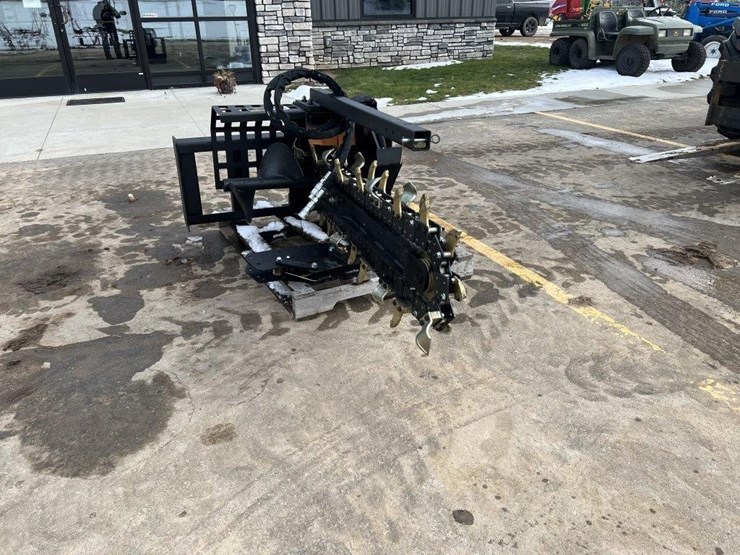 Skidsteer Trencher Attachement Lot 111, Voelker Bros Annual Winter