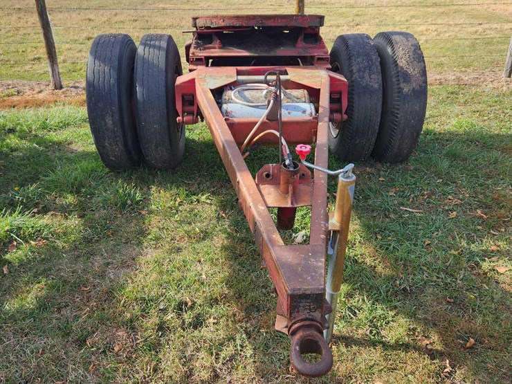 821 • (I566) SINGLE AXLE SEMITRAILER DOLLY, DUALLY WHEELS WITH