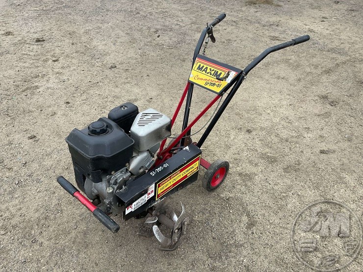 MAXIM WALK BEHIND ROTOTILLER Lot 1715, NORTHWEST OHIO AG & CONST EQUIPMENT AUCTION, 12/13