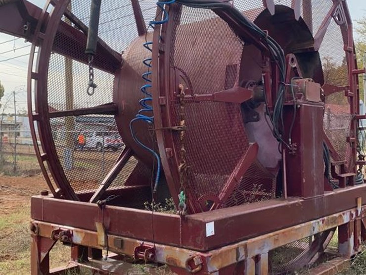 Coil Tubing Reel Coil Tubing Reel Hydra Rig 154" Reel less pipe w/ Line