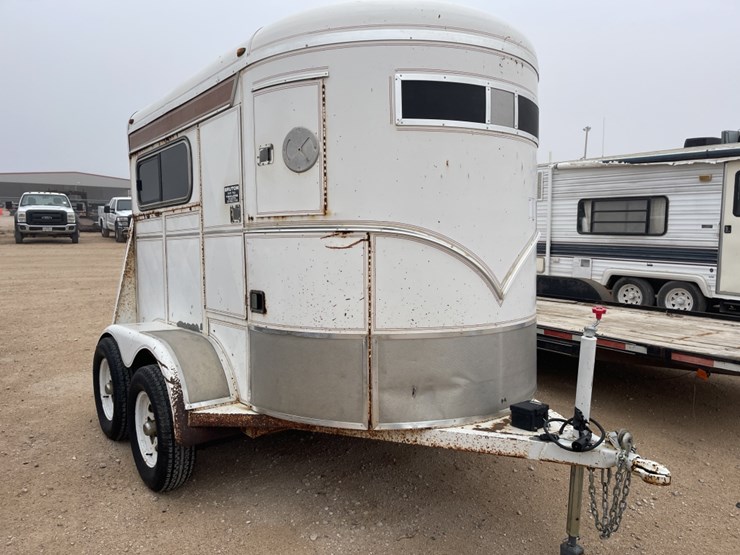 1988 T/A Horse Trailer VIN 154186 Location Odessa, TX Lot 797a