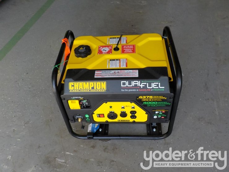 Unused Champion 4375 Watt Dual Fuel Generator Lot , Houston, TX