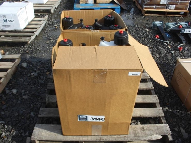 (8) IronCross 5 Gallon Plastic Jugs Lot 3140, December 2022 Farm