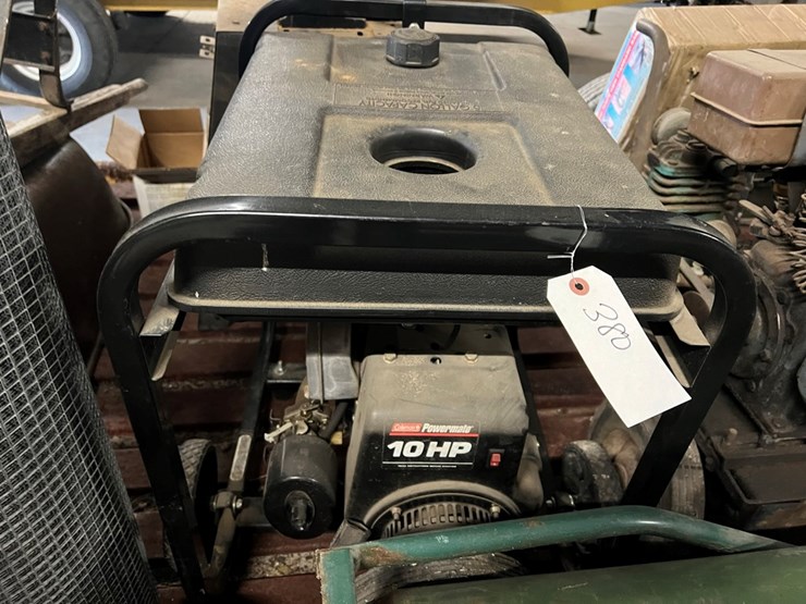 Coleman Powermate 10 HP Generator Lot 380, Estate of Philip Winslow