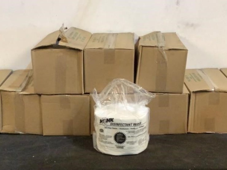 (20) Monk 800ct Disinfectant Wipe Refills Lot 831, December Monthly