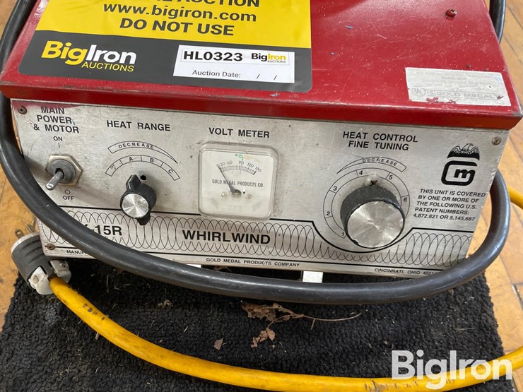 Gold Medal Products X15R Whirlwind Cotton Candy Maker Lot HL0323, Dec 29, 2022 Equipment