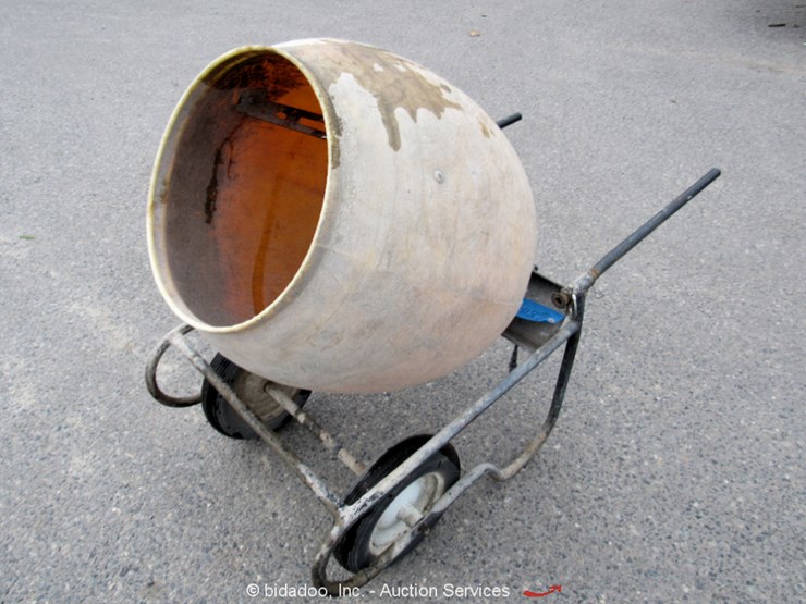 2015 Kushlan 600DD Portable Electric Wheelbarrow Concrete Mortar Mixer