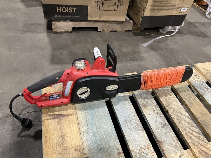 Homelite UT43123 Electric Chainsaw Lot 862, Day 2 Public Timed