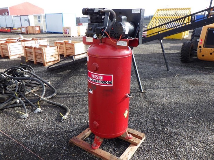 Matco ACM560V Air Compressor Lot 9340, MONTHLY PUBLIC AUCTION, 1/27