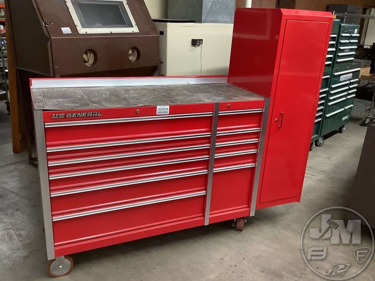 US GENERAL TOOL CHEST 56” X 44” X 22” WITH Lot 283429, ONLINE ONLY