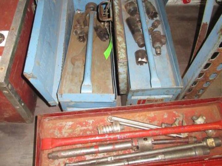 (3) TOOLBOXES OF MUELLER E5 & D5 DRILL MACHINE PARTS Lot 1069