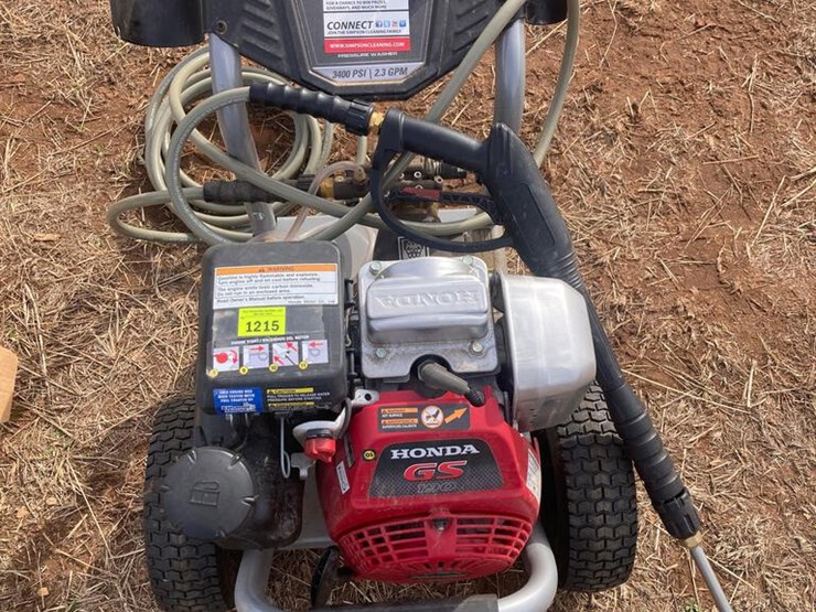 Honda GS 190 power washer Lot 1215, 2023 Spring Consignment, 3/8/2023, Ken Carpenter Auction