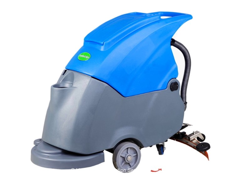 Aokeqi OK500 WalkBehind Push Floor Scrubber Dryer Battery Powered