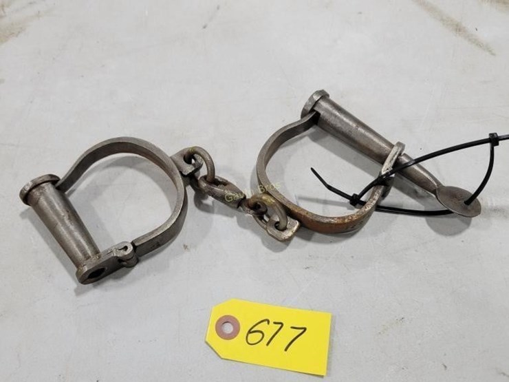 Handcuffs Lot 677, Online Guns, Ammo & Outdoor Auction, 3/14/2023