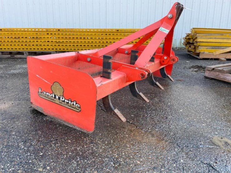 5 ft Land Pride box blade Lot 159, SEMIANNUAL MUNICIPAL