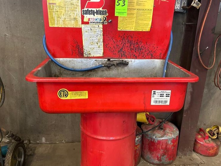 SafetyKleen Parts Washer Lot 53, Deering Construction Retirement