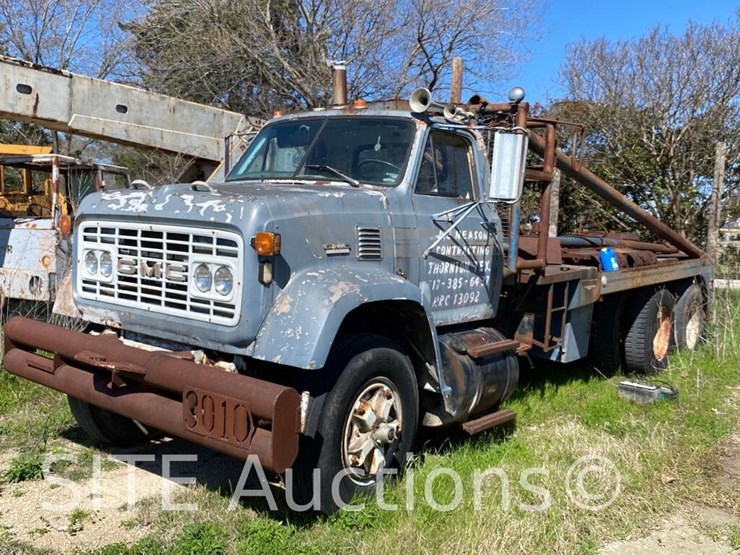 GM T/A Gin Pole Truck Lot 372, March Equipment, Transportation