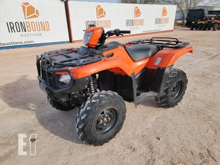 HONDA RUBICON ATV 2231124 Lot 1274, Day 2 Public Equipment Auction