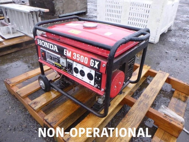 Honda EM3500 Generator Lot 1661, Monthly Public Auction Sacramento