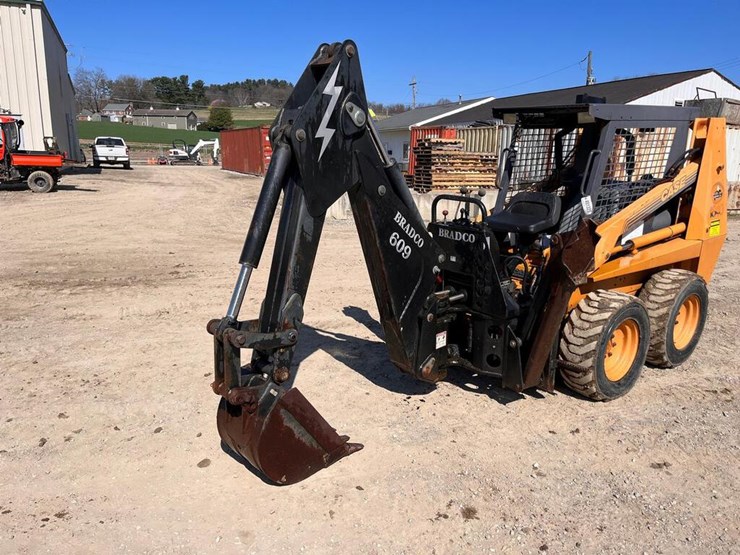 Bradco 609 Skid Steer Backhoe Attachment Lot 179, McGrew Equipment