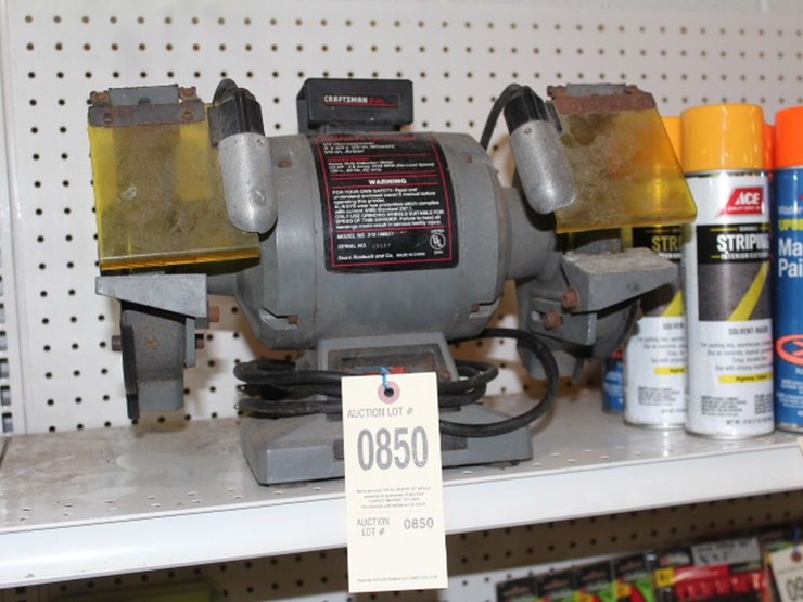 Craftsman 6 Grinder Lot 850, Enthusiast Car, Vintage Auto Part and