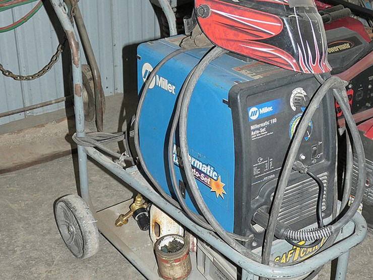 Millermatic 180 MIG Welder on Cart (NO tank) Lot 158, WA Stevens