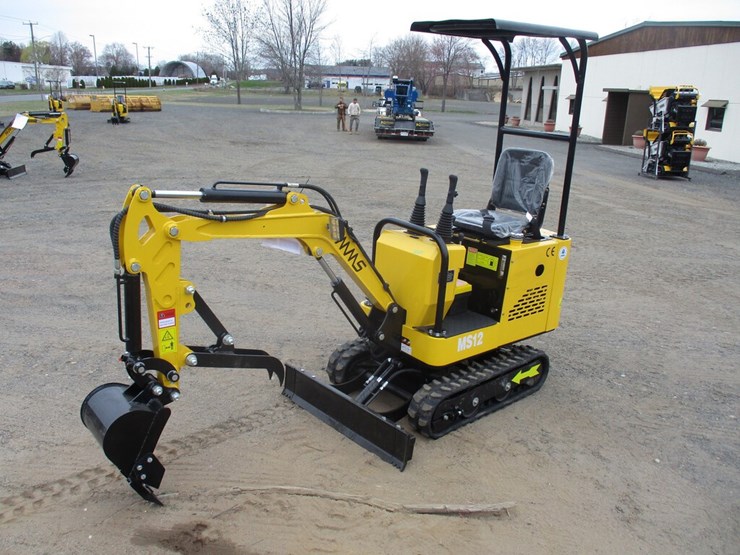 2023 MMS MS12 Mini Excavator Lot 221104, Public Equipment Auction