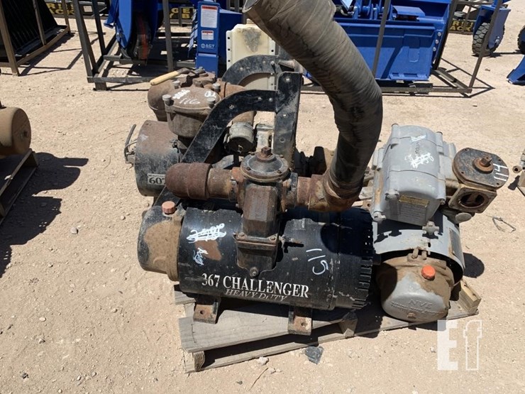 LOT CHALLENGER VACUUM PUMP LOCATION ODESSA, TX Lot , April