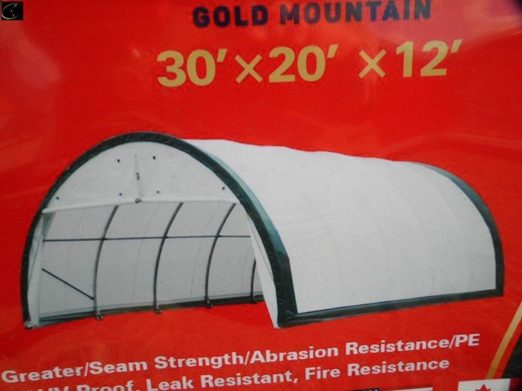 3775 Gold Mountain 30ft. x 20ft. x 12ft. Quonset Style Canvas Storage