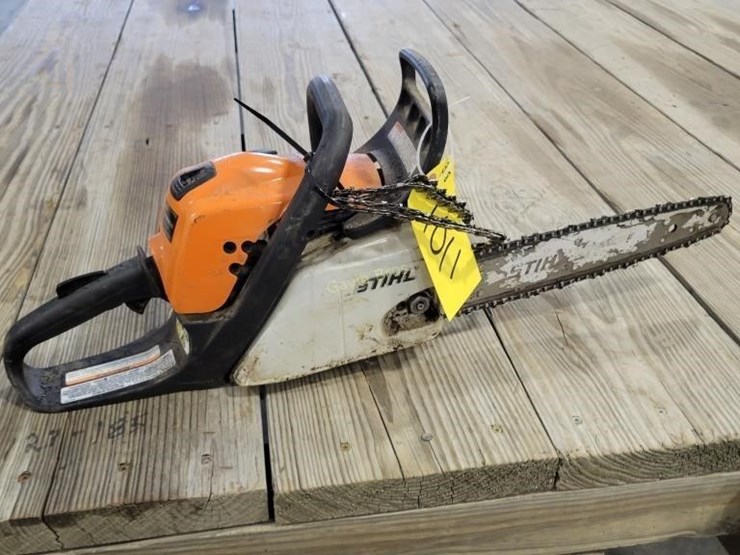 Stihl MS211 Chainsaw with Chains Lot 1011, April Farm Consignment