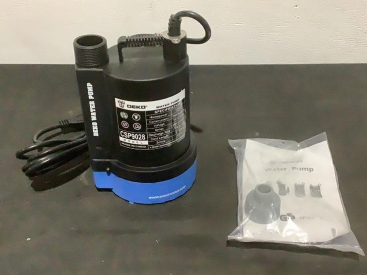 Deko Water Pump CSP9028 - Lot #327, April Monthly Day 2 Auction, 4/27 ...