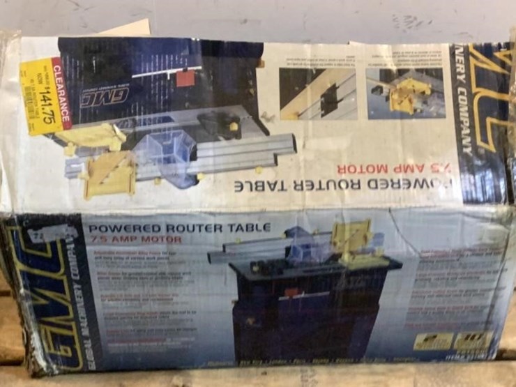 GMC Powered Router Table Lot 321a, April Monthly Day 2 Auction, 4/27