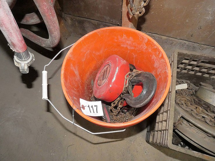 3 Ton Chain Fall Lot 117 WA Stevens Assoc Construction Eq 3-ton-chain-fall-lot-117-wa-stevens-assoc-construction-eq