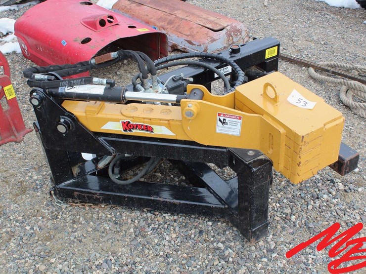 Koyker Post Pounder, Skidsteer Mount Lot 2984, 2023 Montana HUGE