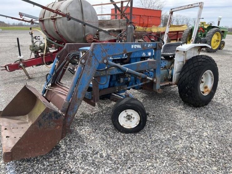Ford Tractor With Ford 770 Loader Lot 1075, Day 1 2023 Spring