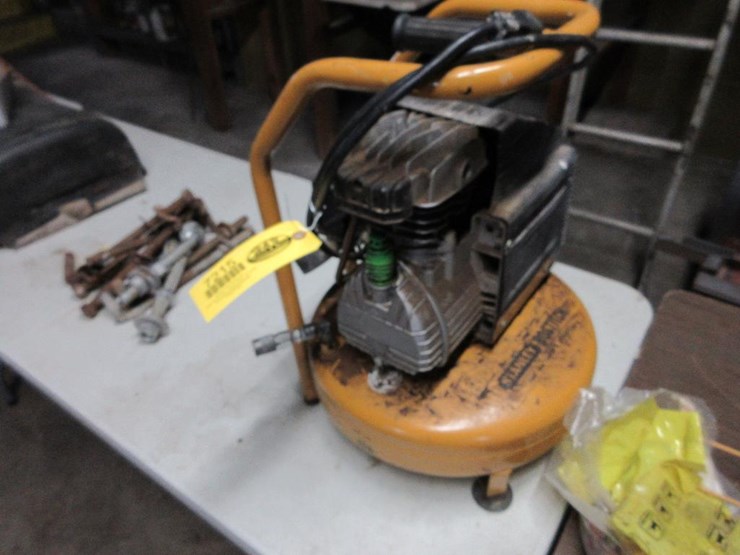 7215 • Stanley Bostitch Pancake Air Compressor Lot 7215, 2023 May